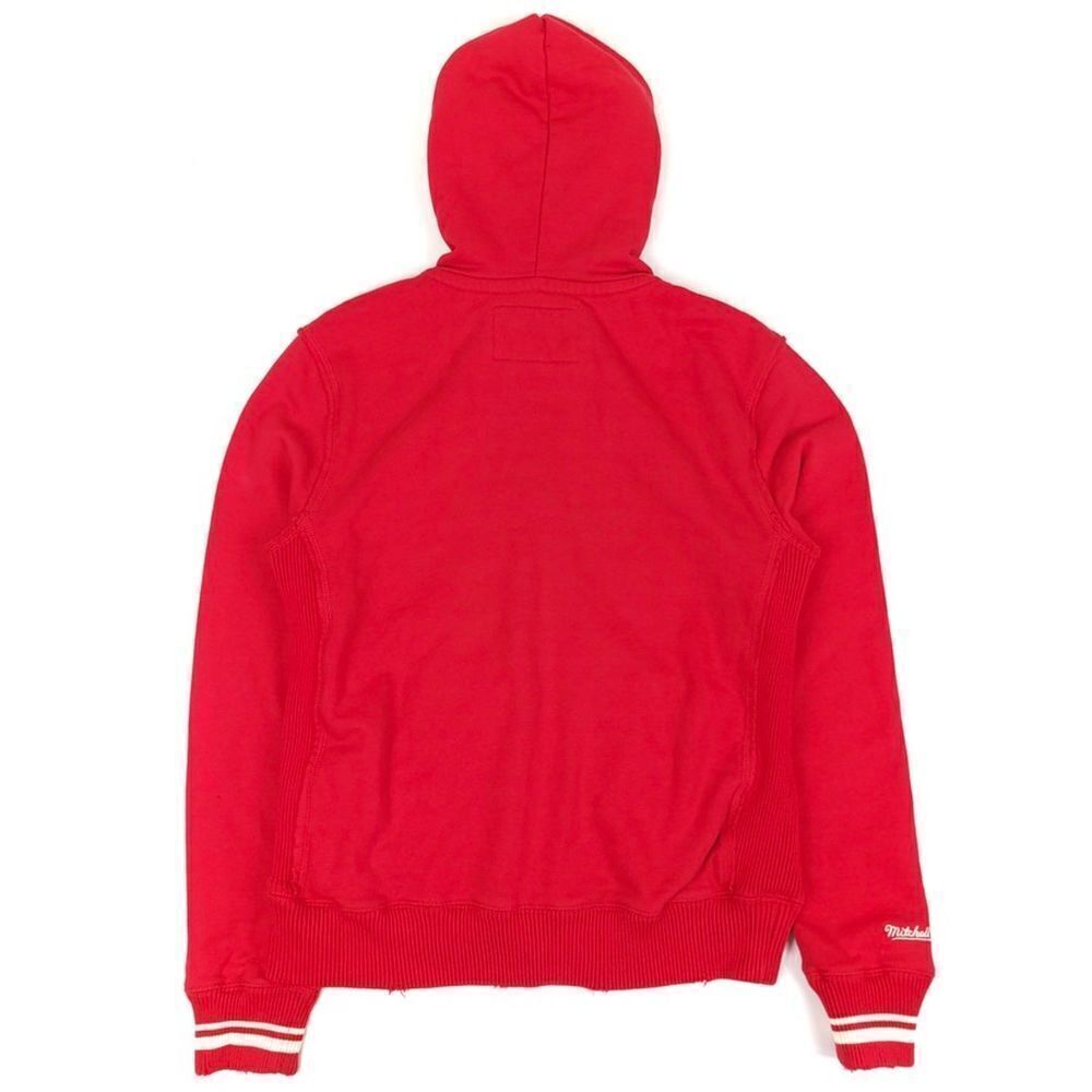 Mitchell And Ness Distressed Throwback Fleece Zip… - image 5